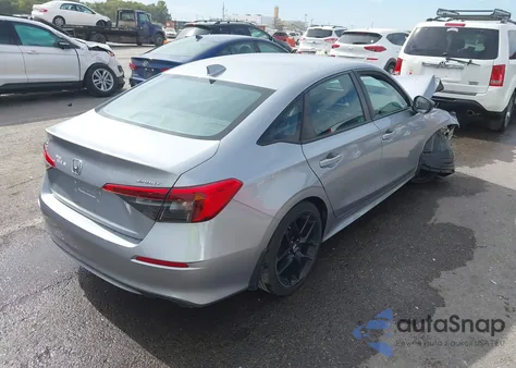 2022 Honda Civic Sport z USA, uszkodzony, nr VIN 2HGFE2F5XNH501850